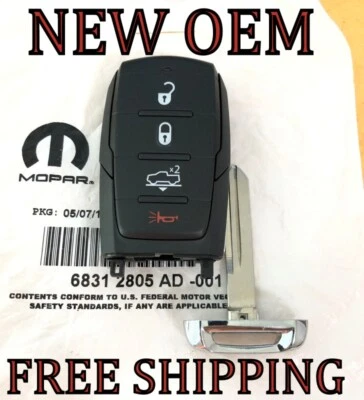 全新 原始设备制造商 2019 2020 2021 RAM 1500 Air Ride 智能 KEYLESS PROXIMITY 遥控器 68312805 — 第 1/2 张图片