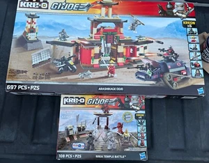 GI Joe Kre-O Arashikage Dojo H.I.S.S. Tank Motorcycle + Ninja Temple battle Read - Picture 1 of 10
