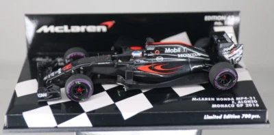 Fernando Alonso, F1, Minichamps 1/43, McLaren MP4/31, GP Monaco 2016, Ltd. 700pc - Bild 1 von 4