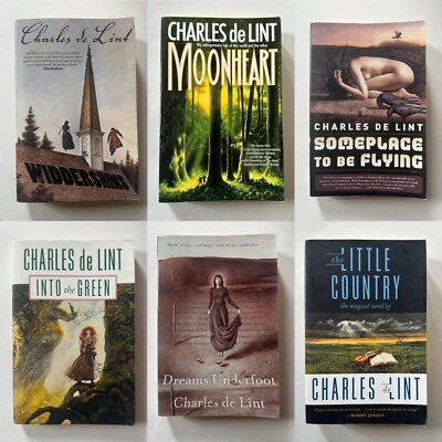CHARLES DE LINT Widdershins/Country/Underfoot/Green/Someplace/Moonheart 6 PB LOT Foto 1 de 4
