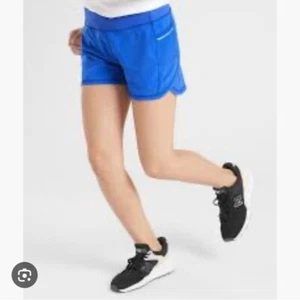 Athleta Girl Blue Solid Record Breaker 3 Inch Athletic Short With Brief XS Sz 6 - Picture 1 of 10