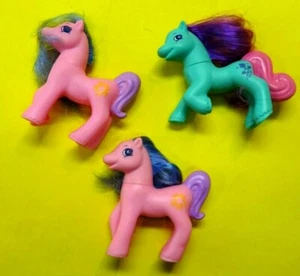 Fun Lot Hasbro 1998 My Little Pony Mini Pferde 2,5" groß - süß - Bild 1 von 2
