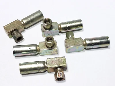 (5) WEATHERHEAD 04U-562 1/4 Hose ID x 1/4 Tube JIC 37 Female Swivel 90 Deg Elbow - Image 1 of 4