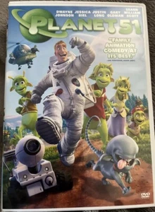 Planet 51 DVD. LIKE NEW!! Dwayne Johnson, Seann William Scott, Jessica Biel - Picture 1 of 5