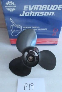 A17 Evinrude Johnson OMC 778703 0778703 Alum Propeller 10.5x11 OEM New Boat Part - Bild 1 von 3
