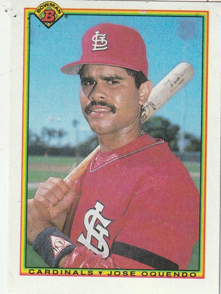FREE SHIPPING-MINT-1990 Bowman Jose Oquendo #200 CARDINALS PLUS BONUS CARDS - Image 1 of 1