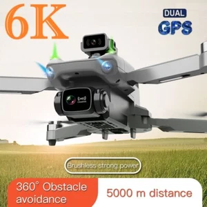 GPS Drone 4K Avoidance Optical Flow Positioning Brushless Foldable Quadcopter - Picture 1 of 24