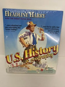 NEW  Headline Harry and the Great Paper Race 1992 PC US History & Geography  - Picture 1 of 10
