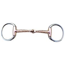 Functional Stainless Steel Horse Bit Full Cheek Snaffle Bit Copper Mouth Tack