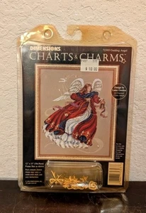Dimensions 72303 GUIDING ANGEL Charts & Charms Cross Stitch Laine Gordon 1996 - Picture 1 of 4