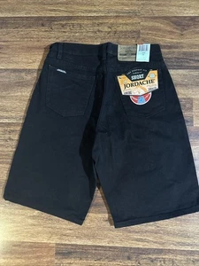 Pantaloncini vintage Jordache uomo taglia 31 neri 10” cuciture interne nuovi con etichetta fondo di magazzino - Foto 1 di 11