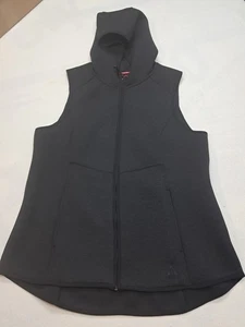 Gerry Hoodie Vest Womens XL Black Scuba Hooded Sleeveless Jacket Full Zip - Picture 1 of 11