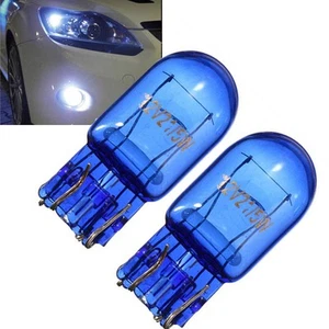 2PCS White T20 7443 W21/5W R580 Bulbs Halogen Turn Signal Stop Brake Tail Light - Picture 1 of 12