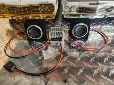 Sac City Beats RC Scale Bluetooth Mini Dual Speaker Subwoofer For RC Cars - Image 1 of 3