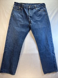 Jeans Levi's Para Hombre 501 42x34 Original Calce Recto Botón Mosca - Imagen 1 de 18