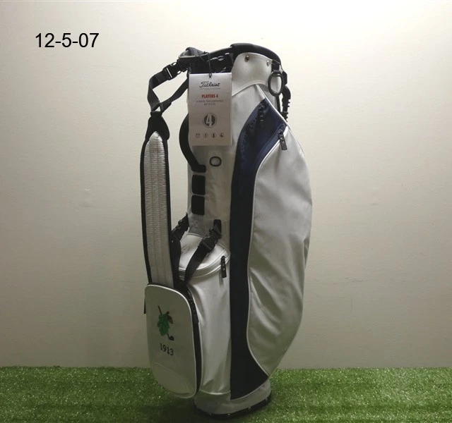 Bolsa de transporte de 4 vías Titleist Players 4 Golf C.C. Logo Blanco/Negro Nuevo Foto 1 de 4