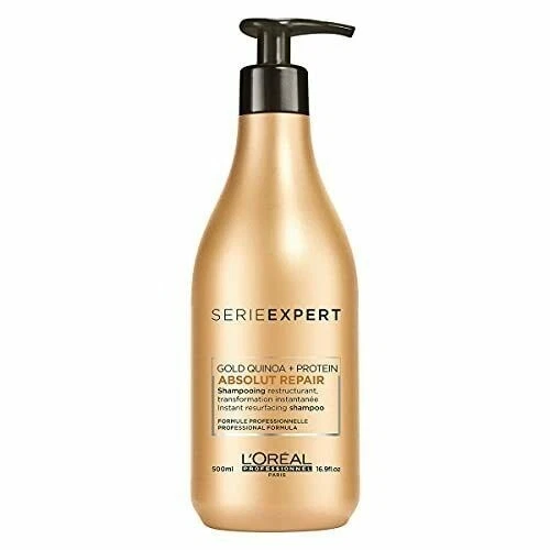 L'oreal Serie Expert Absolut Repair Gold Quinoa Protein Shampoo Pump 500ml