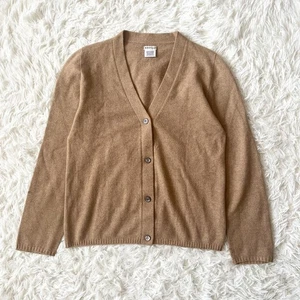 Hermes Margiela Periode 100% Kaschmir Strickjacke beige Strickpullover gebraucht aus Japan - Bild 1 von 9