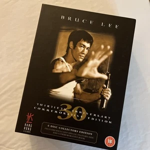 Bruce Lee 30th Anniversary Commemorative Edition Box Set 6 DVDs Plus Book EXC - Picture 1 of 7