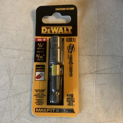 Dewalt MAXFIT Ultra Double End Nut Driver (1/4” And 5/16”) (WYZ) - Image 1 of 3
