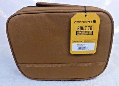 Новый с Ярлыками Carhartt CI0286 изолированный 4-Can обед охладитель - коричневый, водоотталкивающий - Изображение 1 из 4