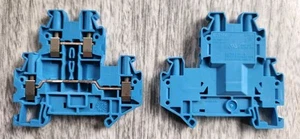 NEW Eaton XBUTT4BU Double Level Blue Terminal Blocks 300V, 30A, 26-10AWG, Box/50 - Picture 1 of 3