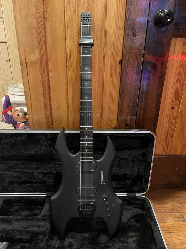 Rare Steinberg Synapse Demon Baritone Flat Black Electric Guitar &New Gator Case - Image 1 of 4