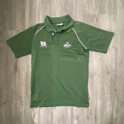 Camisa polo vintage NASCAR Dale Earnhardt verde manga corta talla mediana Foto 1 de 4