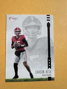 Carson Beck 2025 Sage High Black #132 A - Picture 1 of 10