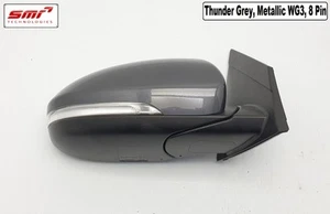HYUNDAI TUCSON 15-20 DOOR/WING MIRROR RIGHT DS GREY WG3 8 PIN PFOLD 87620-D7250 - Picture 1 of 13