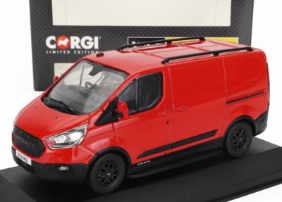 CORGI VANGUARDS 1/43 2018 FORD TRANSIT CUSTOM TRAIL 2.0 VAN SWB RACE RED VA15102 - Image 1 of 4