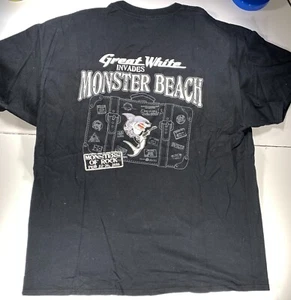GRAN CAMISA BLANCA Invades Monster Beach 2016 Banda EVENTO De Colección 2 Lados MORC - Imagen 1 de 8