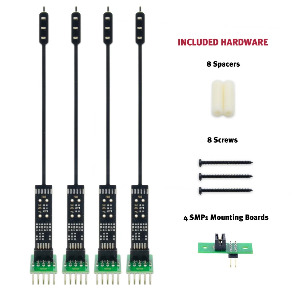 Digitrax SH2AB ~ New 2025 ~ HO Scale Mainline Signaling Kit 4 Signals & Hardware - Image 1 of 1