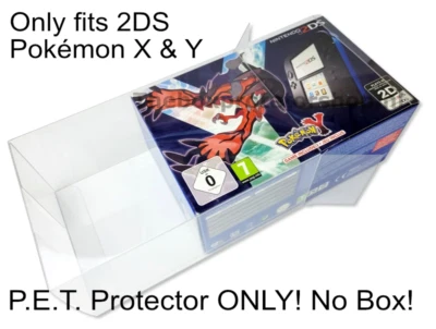 PREMIUM P.E.T. Plastic Box Protector for Nintendo 2DS Pokemon X & Y Console Box - Image 1 of 2