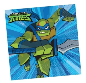 Teenage Mutant Ninja Turtles Beverage Napkins (16) 2 Ply Birthday Party Supplies - Picture 1 of 3