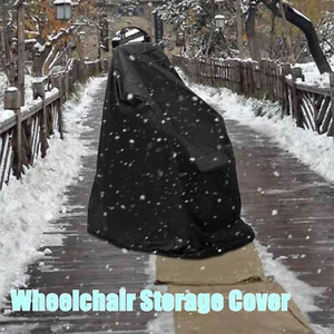 Waterproof Wheelchair Storage Cover For Electric Wheelchairs 210D Oxford Cloth - Picture 1 of 9