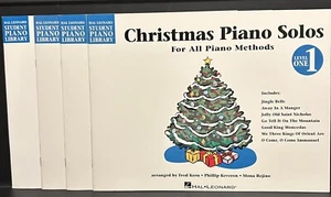 Christmas Piano Solos Level 1 Hal Leonard Student Library Beginner Book - Picture 1 of 1