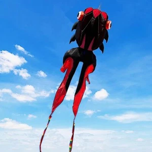 43ft Large Kites for Adults,3D Goldfish Frameless Soft Umbrella Giant Flying Kit - Picture 1 of 6