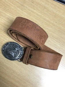 New Leather Rare Crappie Fish Belt Size 40 x 1 3/4, very beautiful and cool - Picture 1 of 9