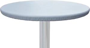 Liberecoo Premium Round Fitted Vinyl Tablecloth for 40 - 44" Tables, Gray - Picture 1 of 1