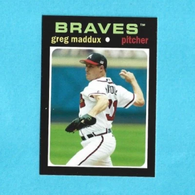 2013 Topps Update Series - 1971 Topps Minis Greg Maddux #TM-24 - Image 1 of 2