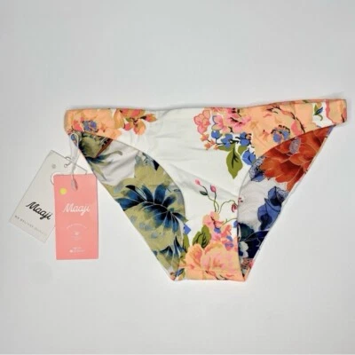 NWT Maaji Beige Free Spirit Flirt Reversible Bikini Bottoms - Image 1 of 4