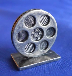 Scene It Movie Film Reel Token Gunmetal Replacement Game Part Piece - Picture 1 of 8