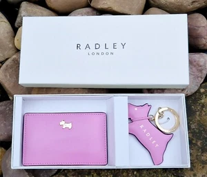 Llavero portatarjetas de viaje RADLEY London XED Fortune Street rosa mediano damas - Imagen 1 de 13