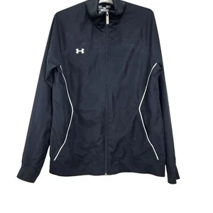Under Armour Damen Windbreaker schwarz Full-Zip Jacke Größe S Loose Fit leicht - Bild 1 von 6