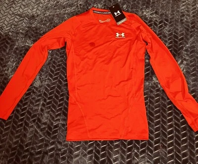 Under Armour Med HG Comp LS Mens Gents Baselayer Top Compression Armor Thermal - Image 1 of 4