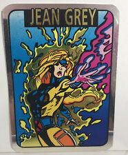 1992 Marvel X-Men Series 1 Foil Vending Machine Sticker - Jean Grey NOS