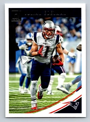 2018 Donruss 186 Julian Edelman New England Patriots - Image 1 of 2