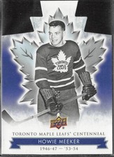 2017-18 Toronto Maple Leafs Centennial Blue Die Cut #70 Howie Meeker