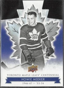 2017-18 Toronto Maple Leafs Centennial Blue Die Cut #70 Howie Meeker - Picture 1 of 2
